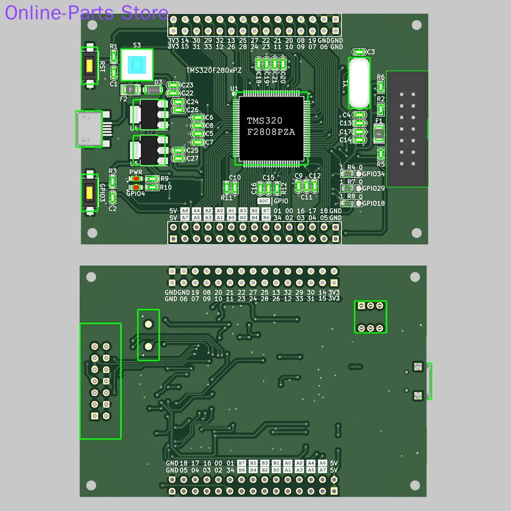 TMS320F2808PZA Development Board DSP28035 Core Board