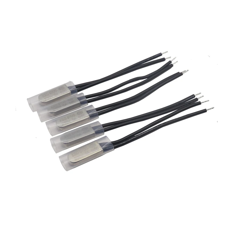 【2PCS】KSD9700 250V 5A [85C 95C 45-145 Degree Celsius Normally Closed Open Bimetal Disc Temperature Switch