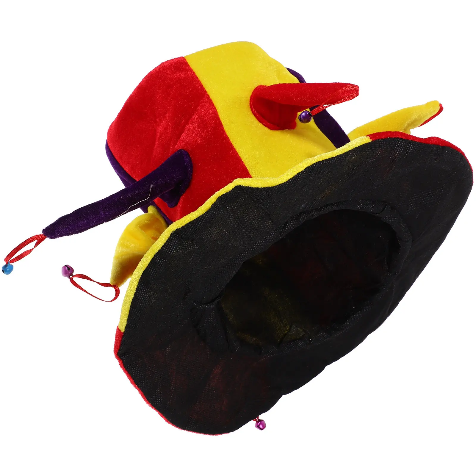 

Высокая шляпа клоуна с несколькими колокольчиками, удобная тканевая шляпа для циркового костюма, для Хэллоуина, карнавала, Марди Гра, косплея, вечеринок, забавная шляпа для взрослых