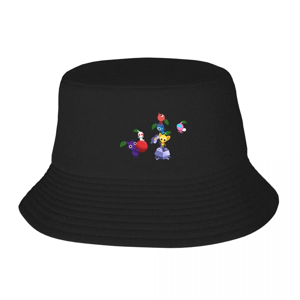 PIKMIN - Collage of CharactersCap Bucket Hat Bobble Hat funny hat Golf Hat Military Tactical Caps Man Cap Women's