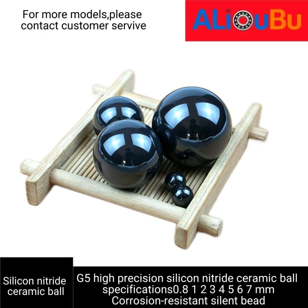G5 silicon nitride ceramic ball is resistant to high temperature, acid and alkali corrosion. 0.8 1 2 3 4 5 6 7mmsilent ball.
