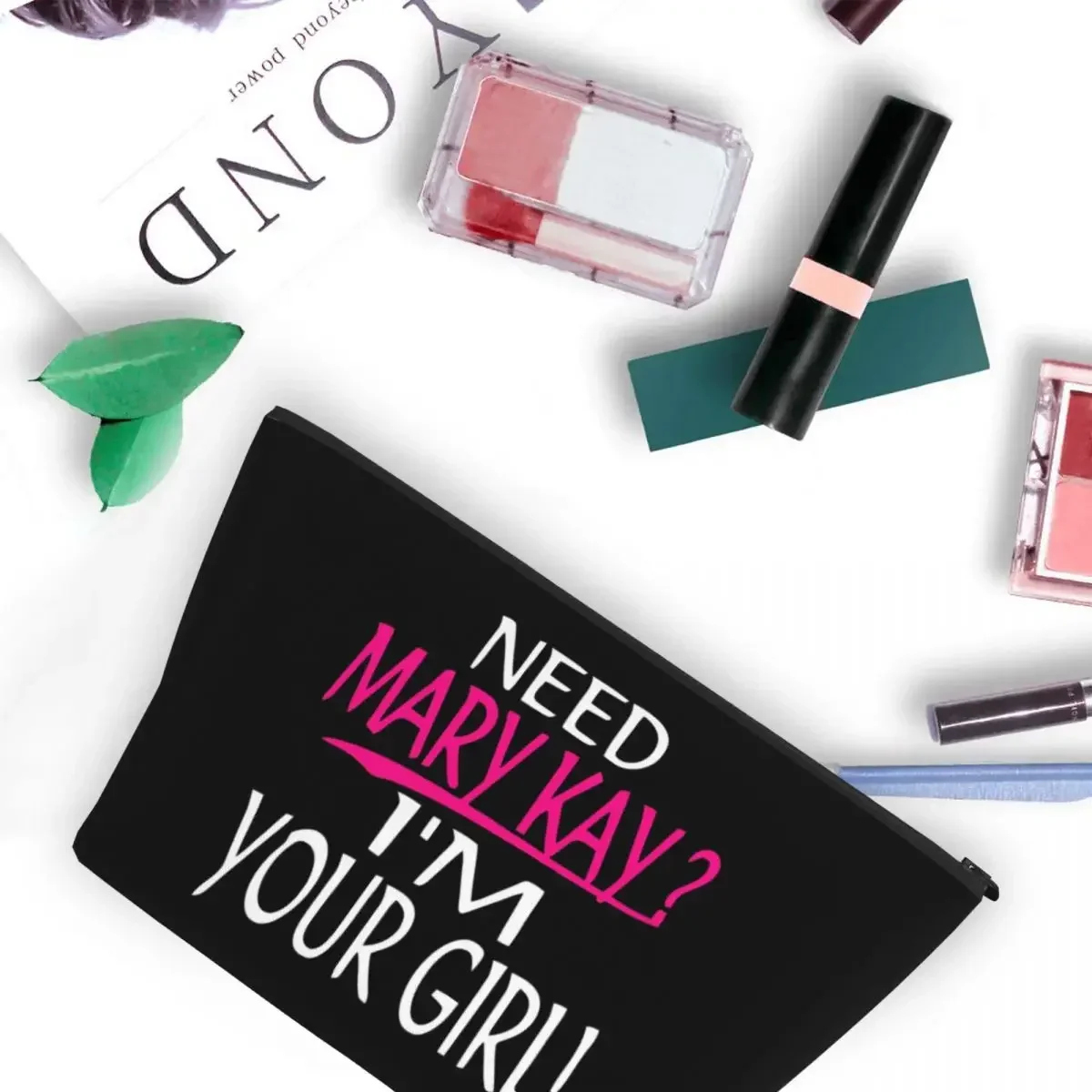 Need Mary Kay I_m Your Girl Mary Kay Women Cosmetic Bags Travel Makeup Organizer Pouch Toiletry Storage Dopp Kit Case