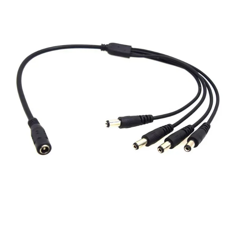 DC 12V Power Cord Splitter Plug 1 DC Female To 4 8 Male Plug Adapter 8 way DC Extension Cable