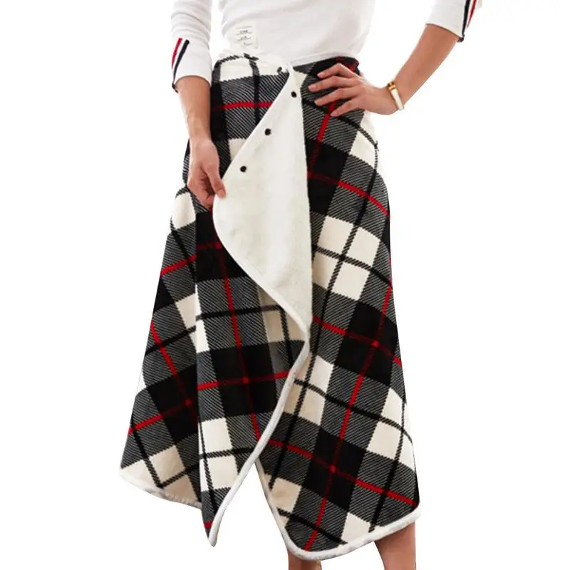 

USB Heated Warm Meek Electric Heating Throw Blanket Heated Cape Soft Heating Lap Blanket With Adjustable Timing For Home Office