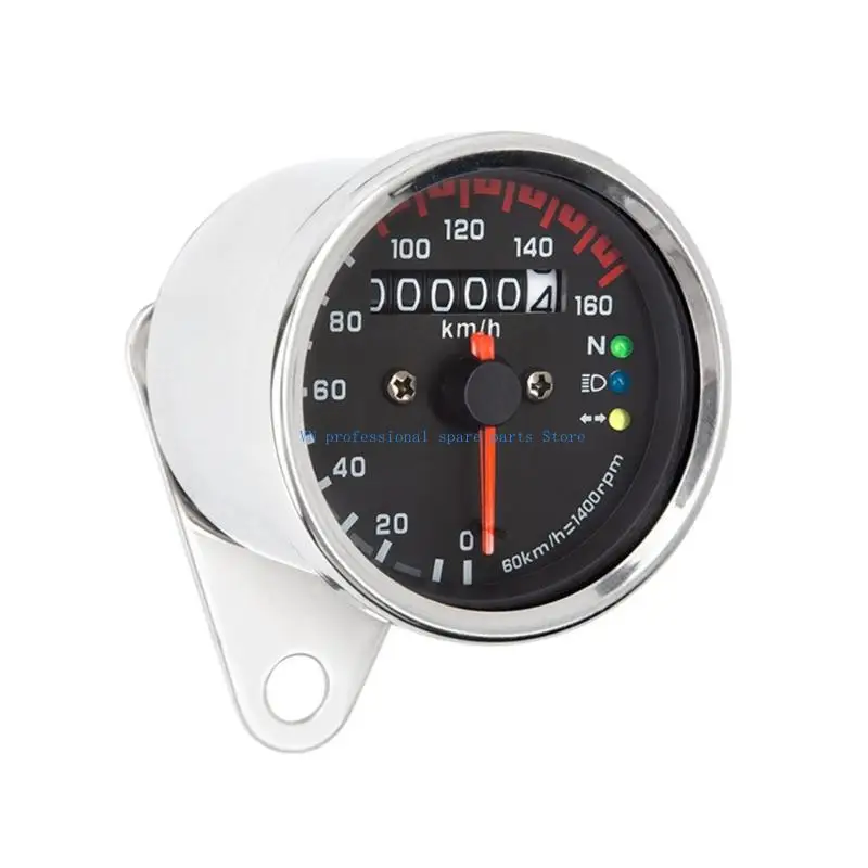 41XA Stylish Motorcycle Odometer Gauge with Enhanced Visibility Backlit Motorcycle Display Motorcycle Tachometer for Bikes