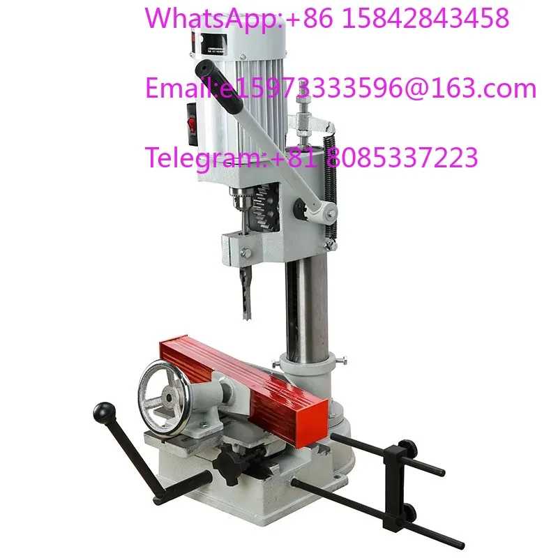 MK361A 750W/1200W Mortiser Mortising Machine Woodworking Tenoning Machine Punching Square Drilling Hole Machine