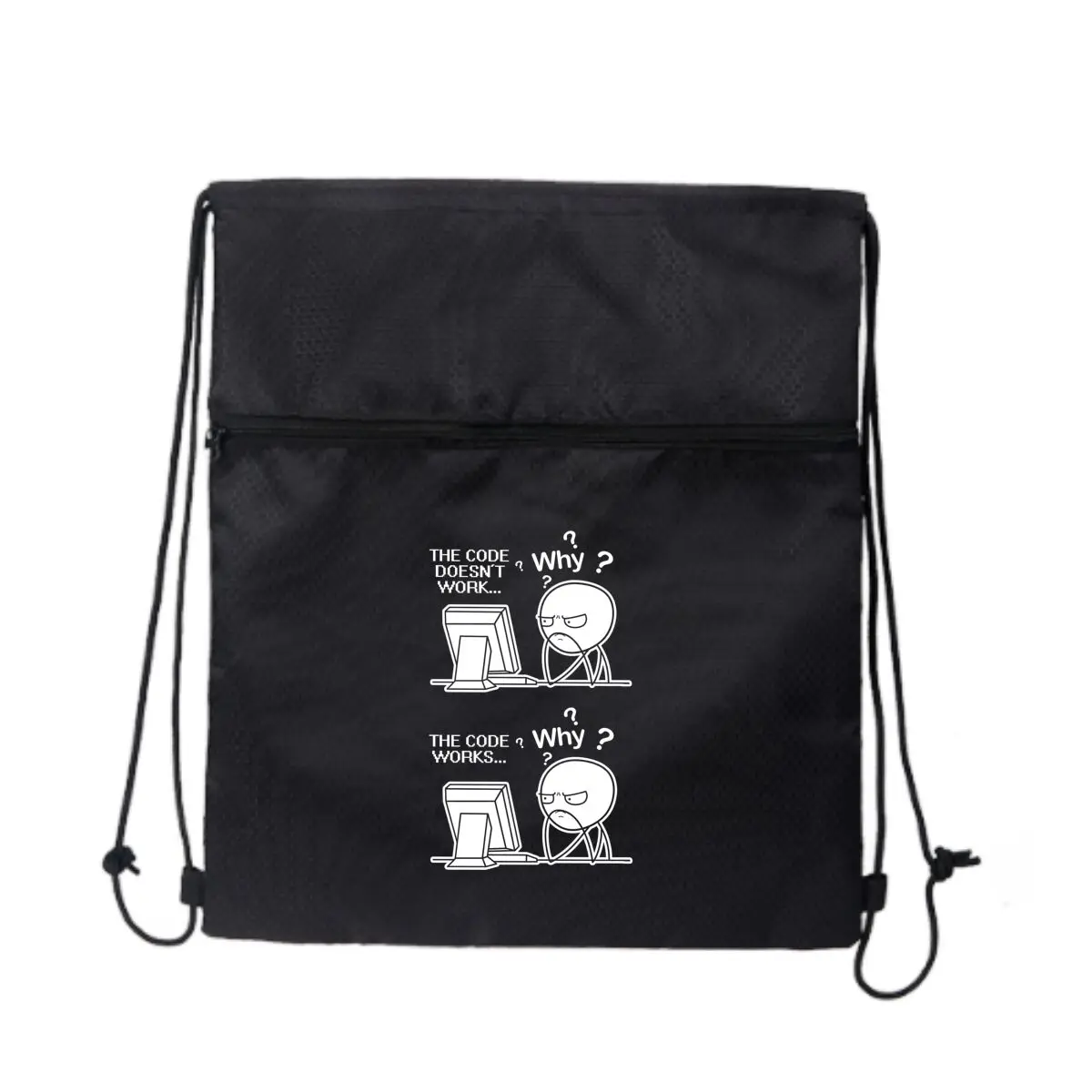 

Код Почему работает... Модный рюкзак на шнурке Портативный дорожный рюкзак