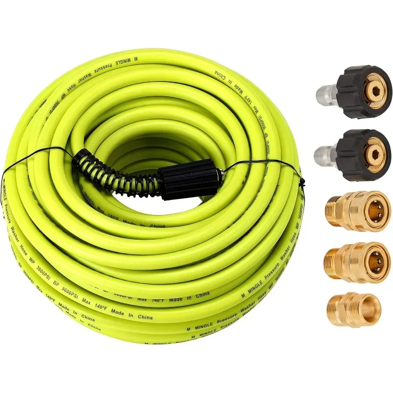 M MINGLE Pressure Washer Hose 100 FT x 1/4