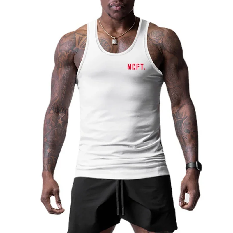 Brand Mens Fitness Muscle Tank Top Quick Dry Clothing Gym Work Mesh Vest TShirt Slim O-Neck Sleeveless Singlets