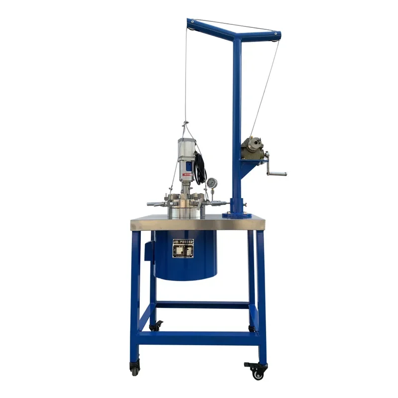 i High Pressure Stainless Steel Bioreactor Automatic PLC-Controlled Lab Reactor Vessel with Agitator Tank (10-200L Capacity)
