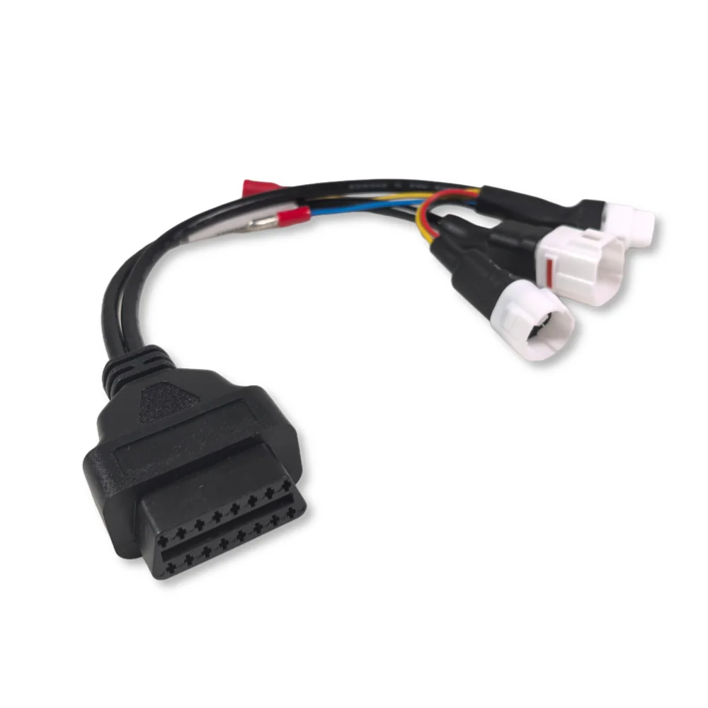 For Yamaha 3pin +4pin for Honda 4pin Motorcycle Cable 3IN1 Motor Extension Cable OBD Diagnostic Connector Adapter