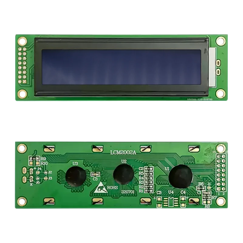 LCD2002A Display Module Controller AIP31066, 5V 116*37mm Blue Film White Letters 20x2 Character LCD Module