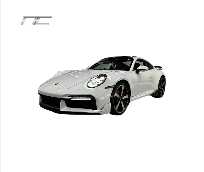 For Porsche 911 [992] Tubro SD style body kit with front Rear Bumper side skirts rear diffuser roof spoiler wing