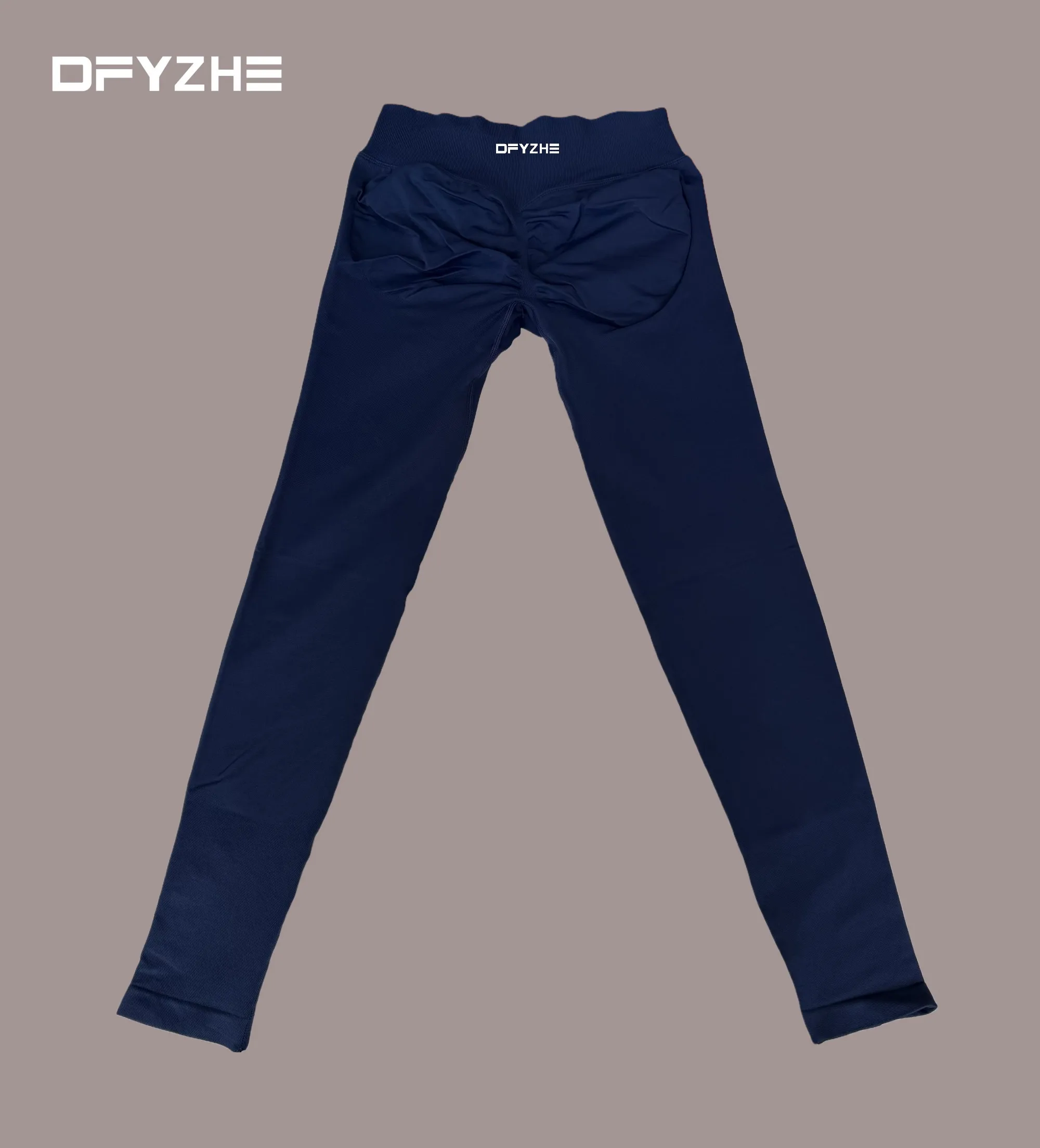 DFYZHE damesbroekenset met korte mouwen en ronde hals, yoga-legging, fitness-sportkleding, tweedelige set, fietsen en hardlopen