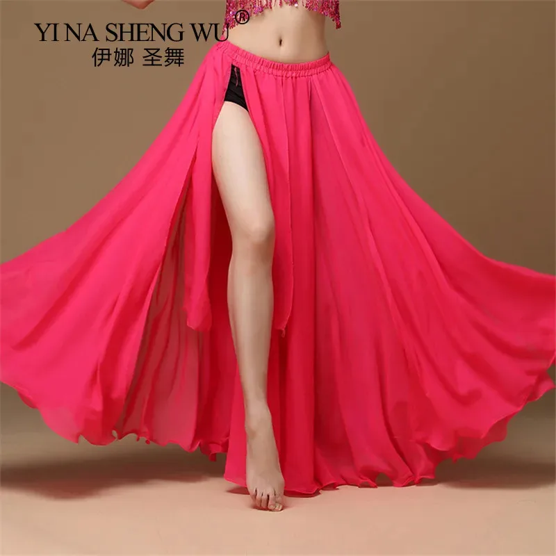 -de-- por ChinaFalda de danza del vientre para mujer Color sólido El producto de primer tipo creado por China