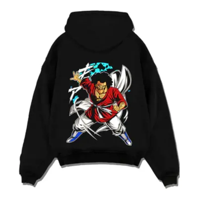 2025 لعبة دراغون بول الرجال هوديس الخريف الشتاء انمي ياباني السيد الشيطان الجرافيك الملابس Y2K البلوز 100% القطن الذكور Causalwear #3
