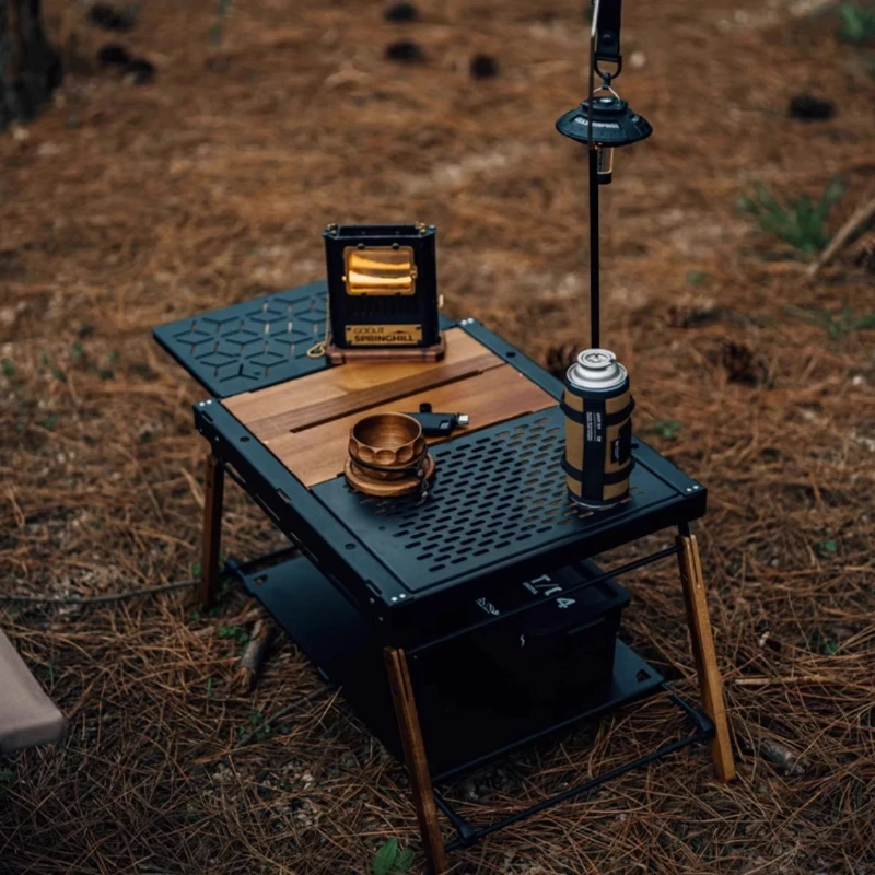 

Italian Storage Outdoor Tables Bistro Lounge Portable Dining Outdoor Table Camping Lawn Conjunto Jardin Garden Furniture