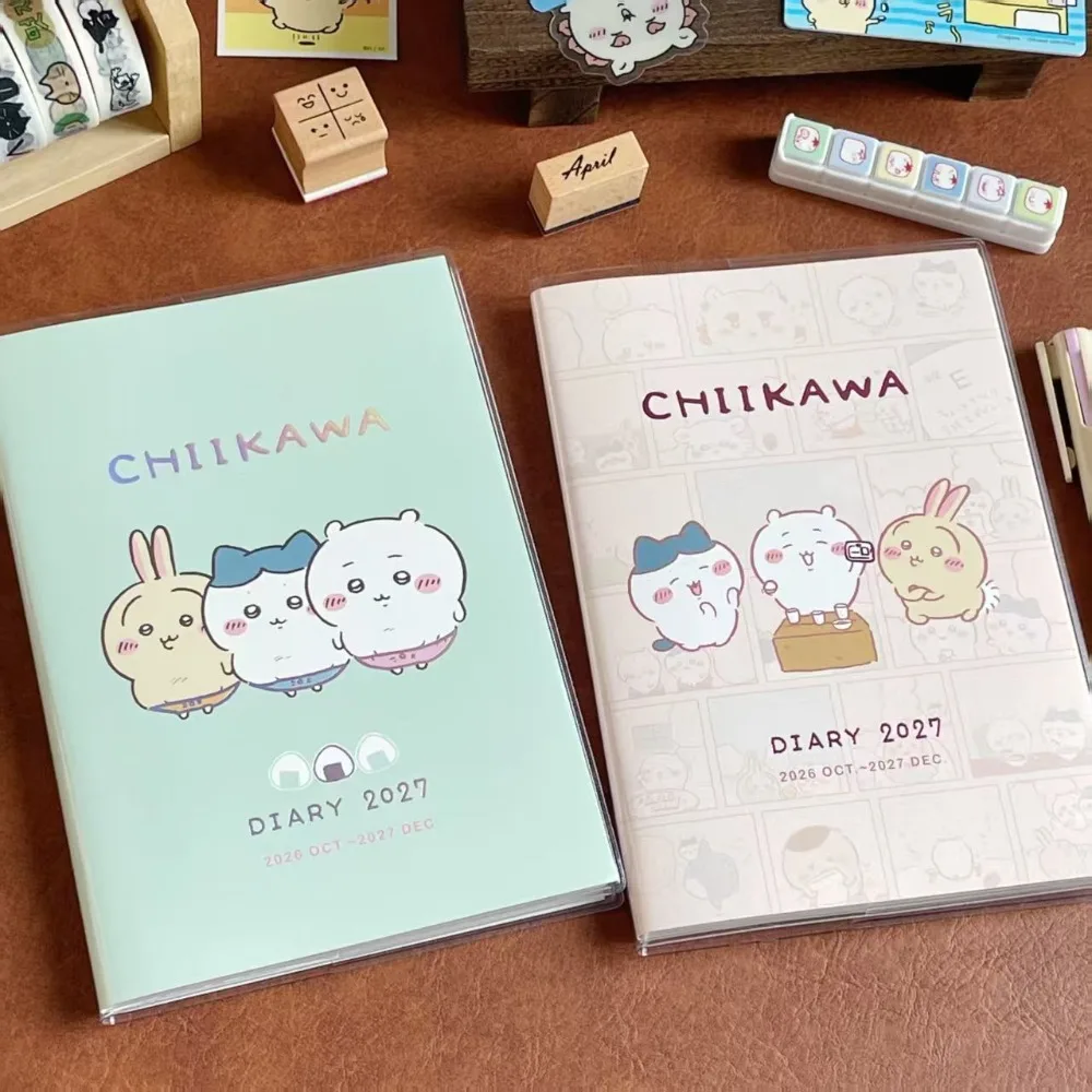 2027 Hot Kawaii Anime Cartoon B6 Schedule Book Student Time Management Diary Learning Planning Notebook