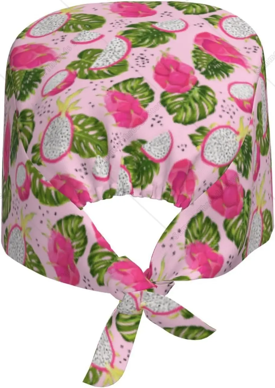 التنين الفواكه طباعة فرك قبعة قبعات العمل مع ترقية العصابة قابل للتعديل القبعات غطاء رأس للنساء/الرجال