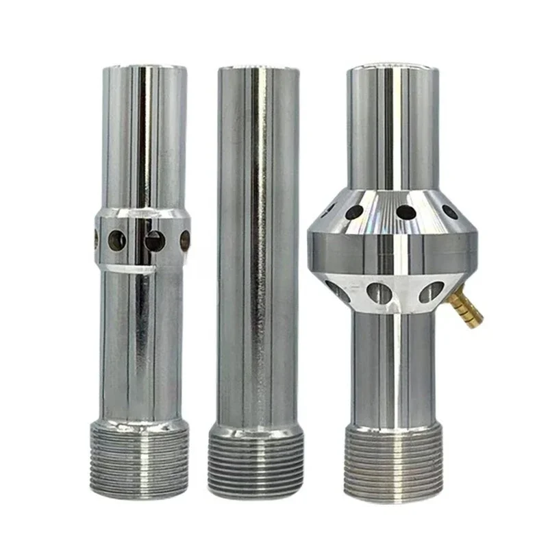 High Pressure Sandblast Nozzle 6mm/8mm/10mm/12mm Double Air-inlet Venturi Nozzle Anti-corrosion De-rust Wet Spray Gun Nozzle