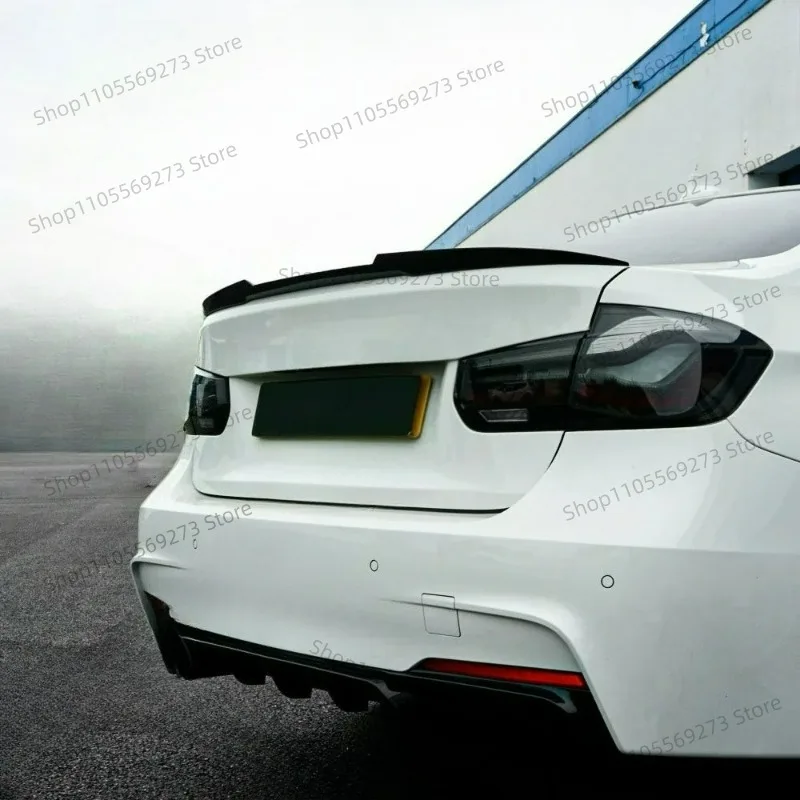For Bmw F30 F80 M4 Style Rear Spoiler Wing 3 Series 318i 320i 320d 330d M340i M340d Bodykits Rear Trunk Tail Wing 2012-2019