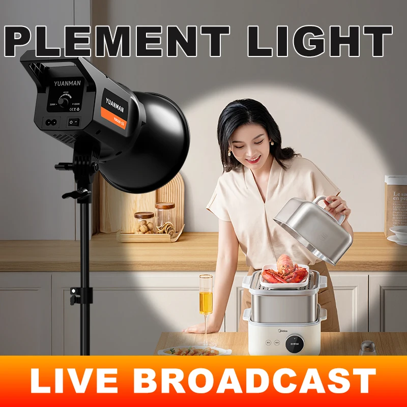 

100 Вт светодиодный заполняющий светильник для фотосъемки, крепление Bowens, непрерывный свет с дистанционным управлением для портретной свадебной фотографии продукта вживую