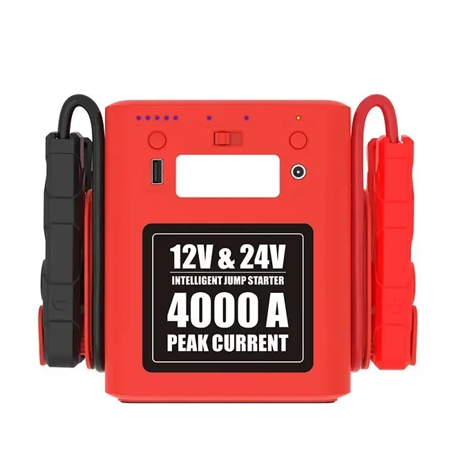 Truck Heavy Booster Jumpstarter for  Duty Battery  for 4000A New Intelligent Jump  in Auto  12V/24V