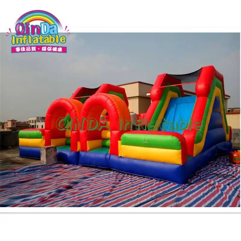 Château de saut gonflable chaud 2019, château gonflable de saut de videur gonflable de bande dessinée de catégorie commerciale avec glissière pour les enfants