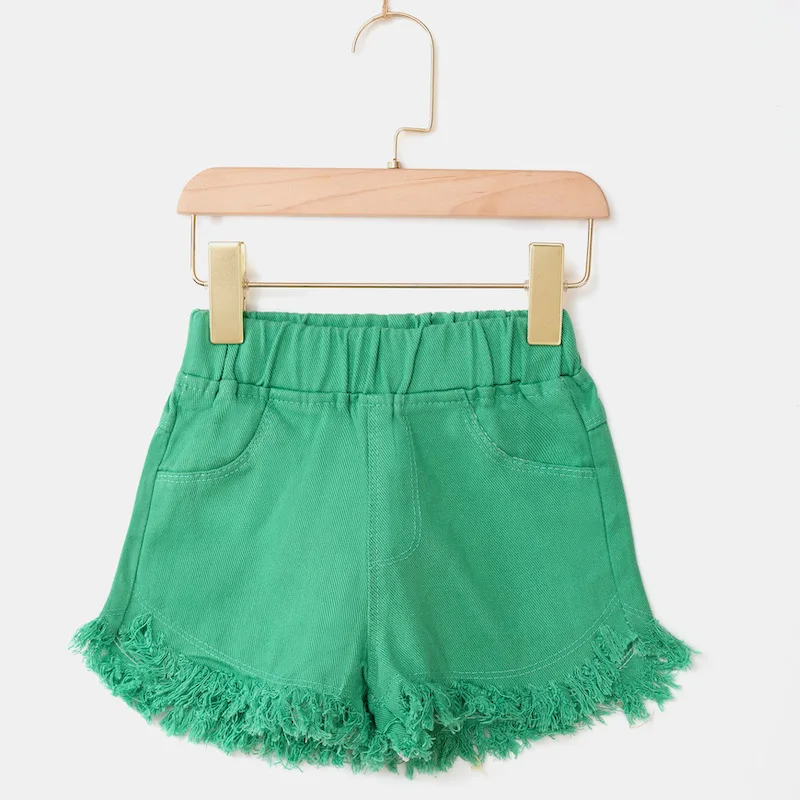 IENENS Kinder Baby Mädchen Sommer Denim Kleidung Shorts Hosen Jeans Kleidung Kinder Mädchen Beiläufige Kurze Hosen Säuglings Böden – Detail 13