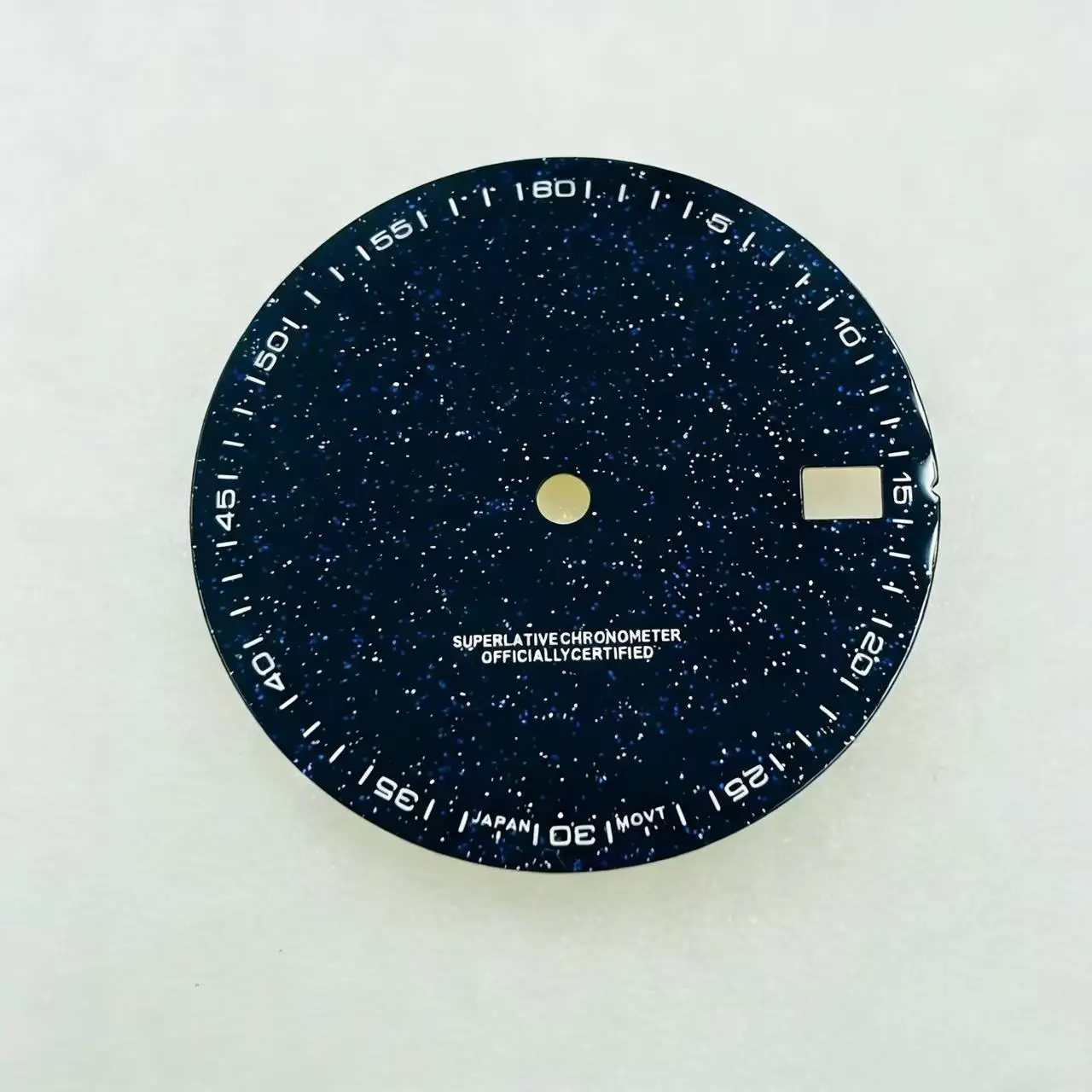 

NH35 dial 28.5mm dial for NH36 Japan Movement enamel blue gold sand face s dial for Seiko mod