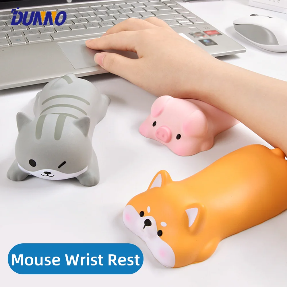 

Mouse Wrist Rest Pad for Mouse Keyboard Computer Elbow Pad Arm Rest Desk Ergonomic Kawaii Cartoon Office Gaming Supplies