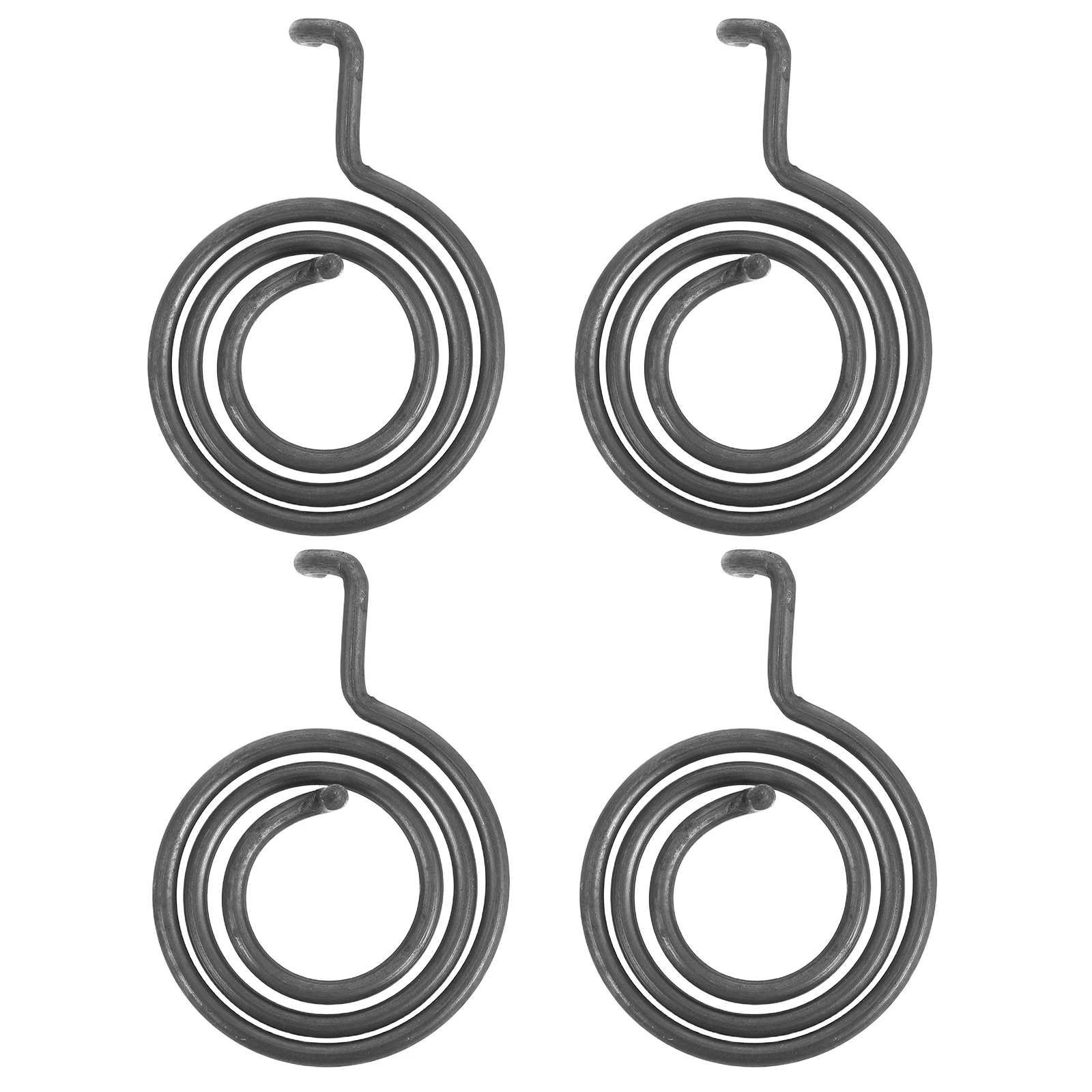 

4 Pcs Wrench Spring Durable Iron Precise Thread Versatile Easy Installation Cable Spiral Replacement Return Iron Spiral Hook