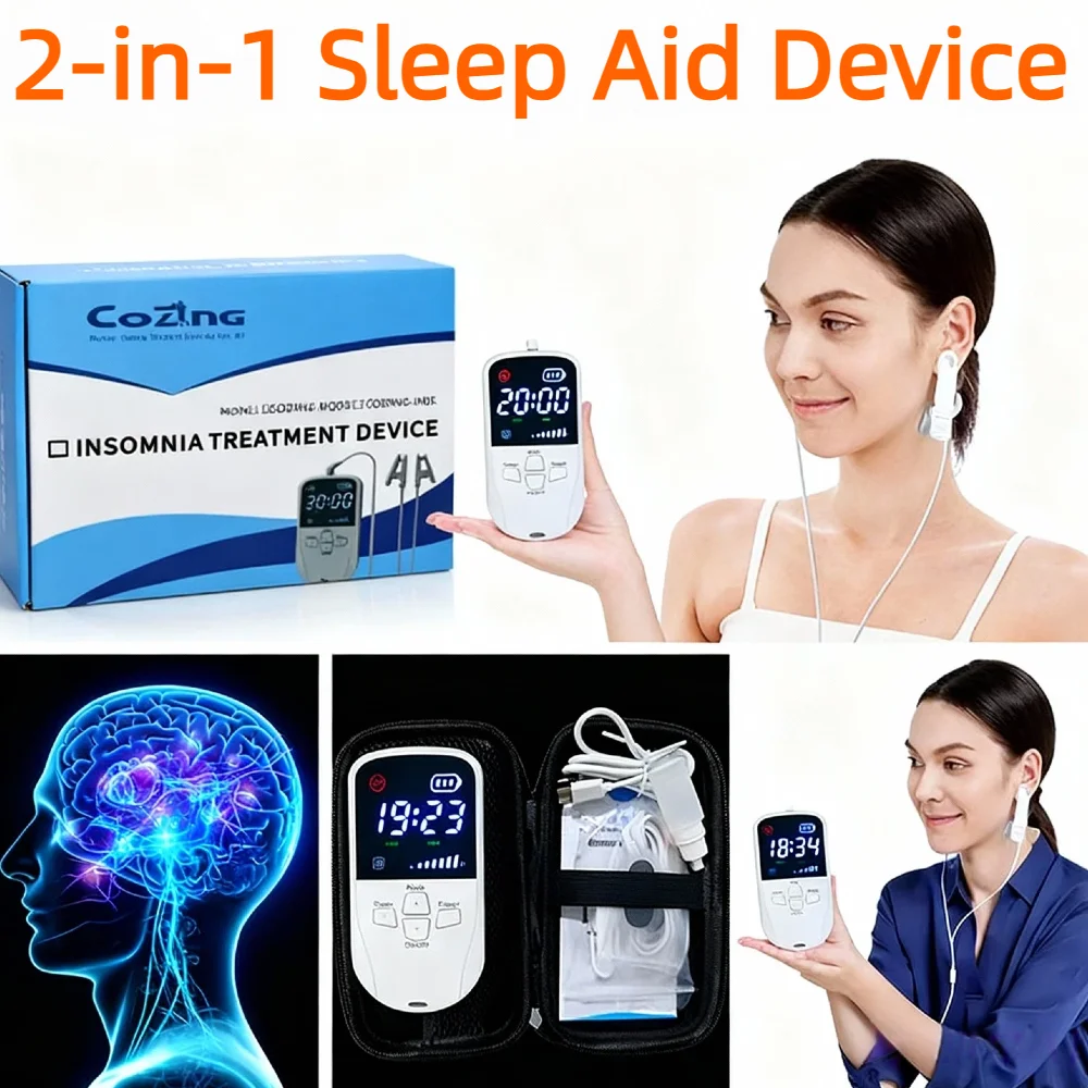 

Medical CES Microcurrent Therapy Device, Vagus Nerve Stimulator for Sleep Anxiety & Fast Depression Relief