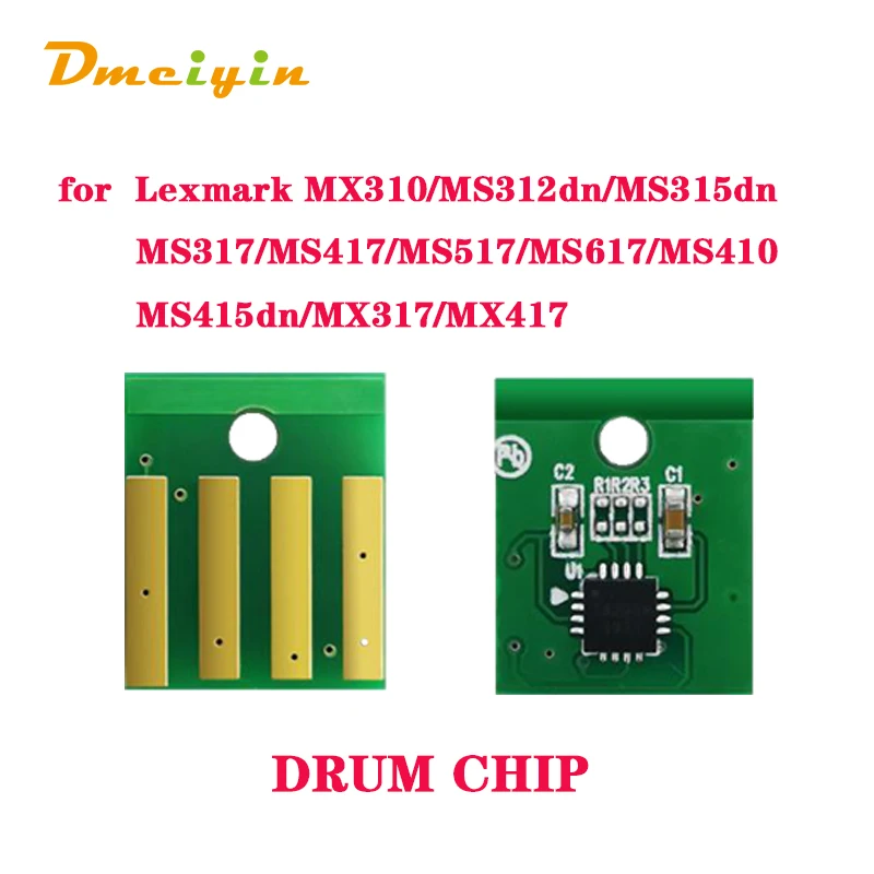 50F0Z00/50F0ZA0/24F0030/24FG030 Drum Chip for Lexmark MX310/MS312dn/MS315dn/MS317/MS417/MS517/MS617/MS410/MS415dn/MX317/MX417