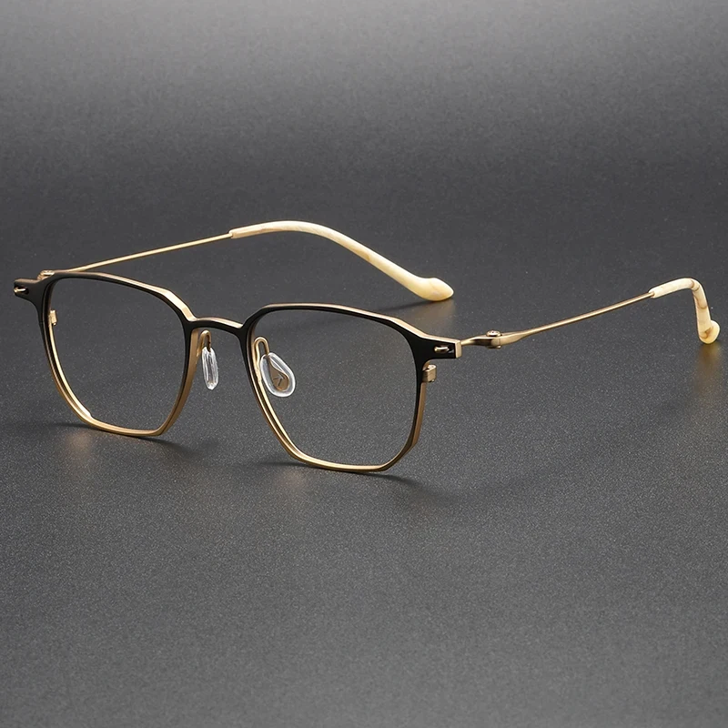 

High Quality Pure Titanium FRONT-Style Luxury Eyeglasses for Men Women Viral on Social Media Trendy Lightweight Designer Glasses