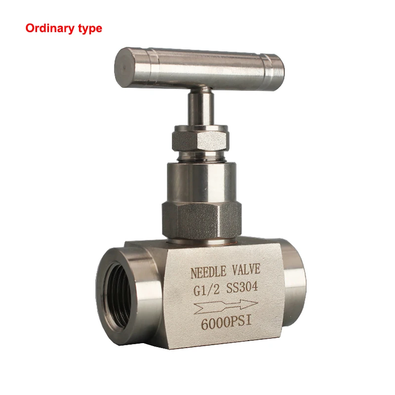 Detalle 2 de Electroválvula High Pressure Needle Valve 304/316L Stainless Steel 1/8\ Agua y vapor