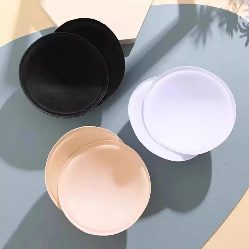 Sexy Women Round Bra Cups Pads Removable Sponge Breast Inserts Soft Circular Bra Padding for Bikini Sports Bra Swimwear Dresses