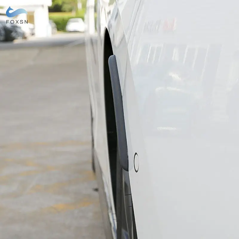 

4 шт. автомобильные аксессуары для VW Golf 8 VIII 2020 2021 2022 внешние расширители крыльев, брызговики, полоски арки, отделка черного цвета