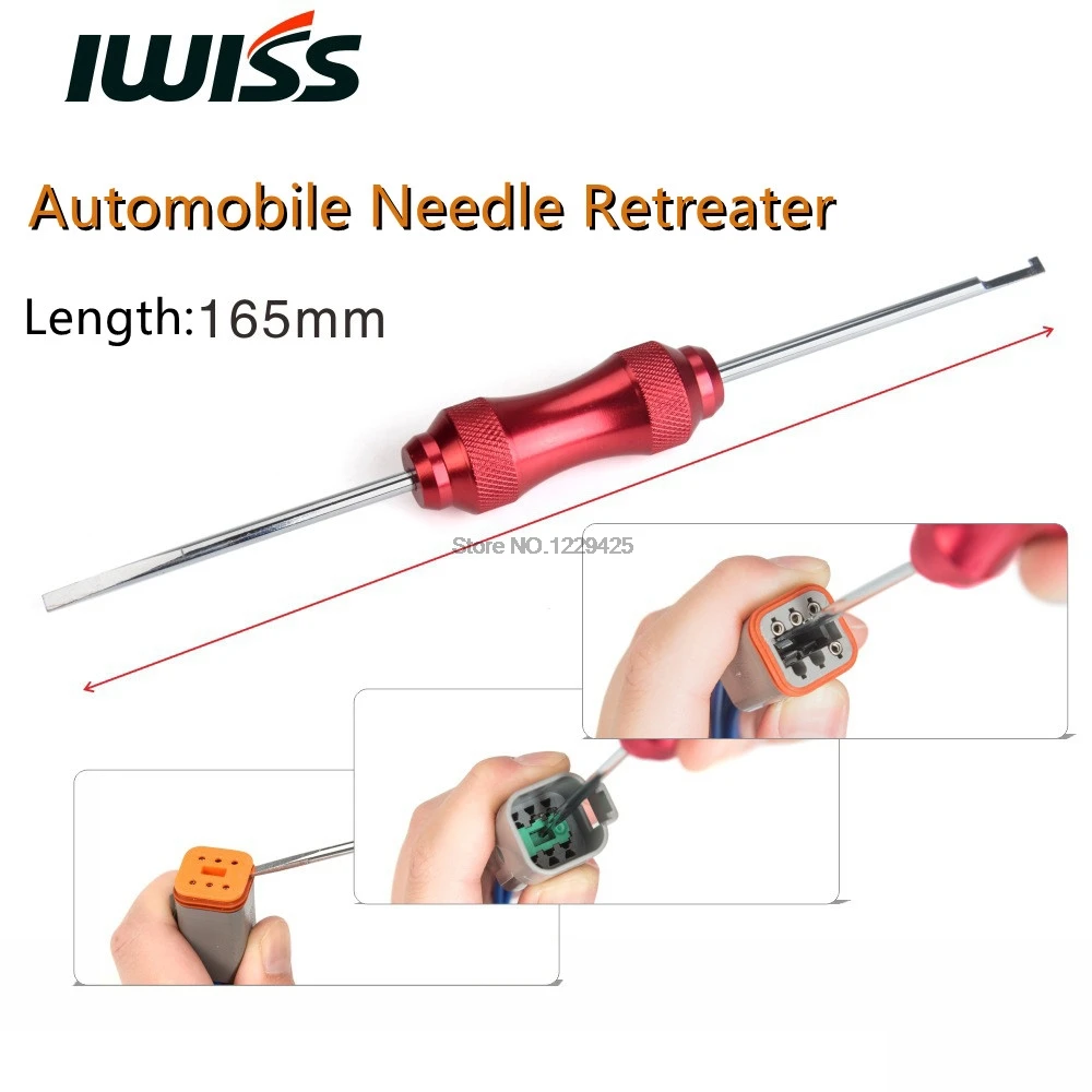 Closed Barrel Crimper Tool 4 Way Indent For Deutsch/AMPHENOL Connectors Mini Crimping Plier