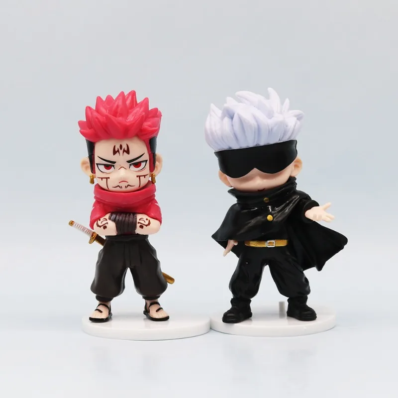 呪術廻戦 虎杖悠仁伏黒恵 Q バージョンフィギュアクリエイティブ高価値漫画像デスクトップ装飾男の子のためのギフト
