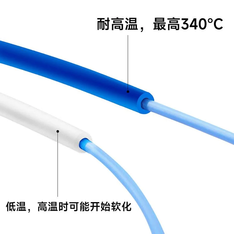 6 قطعة/المجموعة 1 متر PTFE أنبوب 2*4 مللي متر PC4-01 PC4-M6 هوائي موصل ثلاثية الأبعاد أجزاء الطابعة ل Creality أندر 3 1.75 مللي متر بودين الطارد