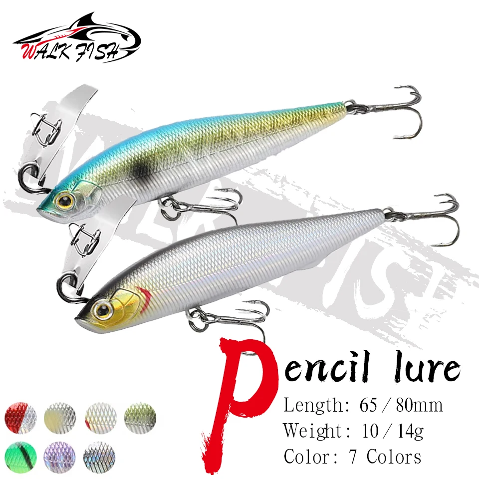 Señuelo de Pesca WALK FISH 10g 14g, Spinnerbait, Chatterbait, Blade Jig, Dancer, Buzzbait, Jig Metálico, para Carpa, Lubina, Trucha, Biomimético
