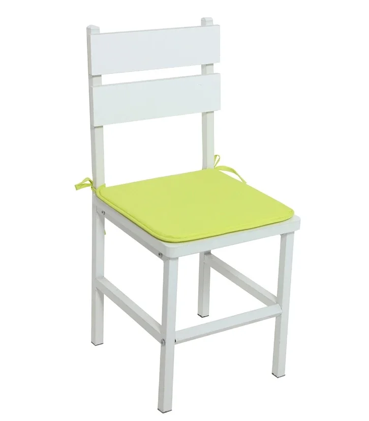 Non-Slip Seat Cushion Candy Color Chair Cushion Soft Back Pad Fixed On Chair Home Decor