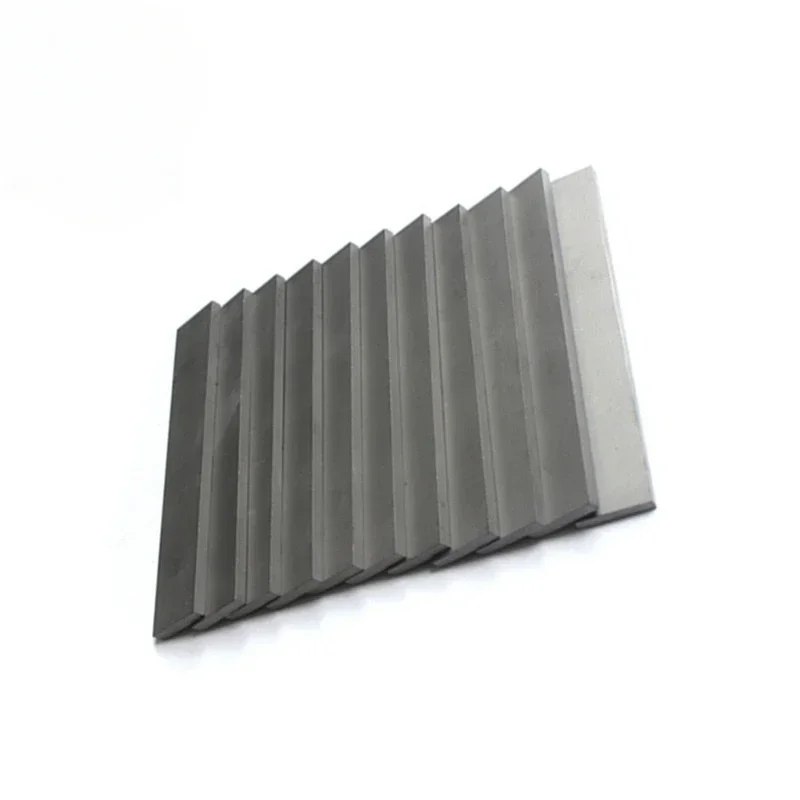 200mm Length 2-3-4mm Thicknesses YG8 YG6 Tungsten Carbide Steel Bar Cemented Carbide Alloy Mold Flat Plate Blanks Stripe