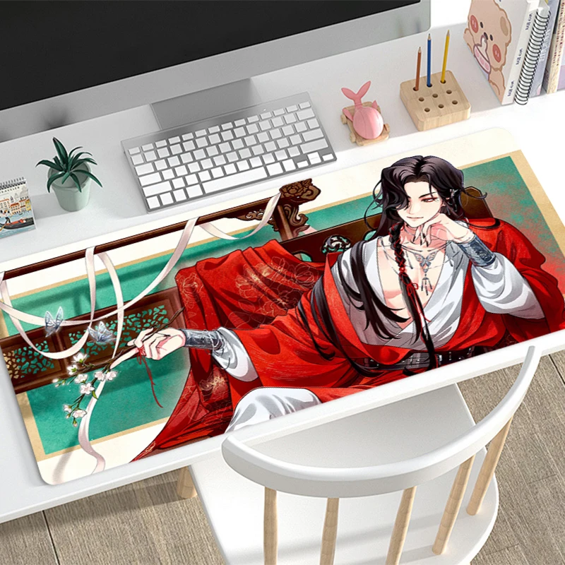Mouse Pad Tian Guan Ci Fu Anime Large Gamer Keyboard Mat Pads Gaming Desk Protector Laptops Mousepad Deskmat PC carpet Mousepad
