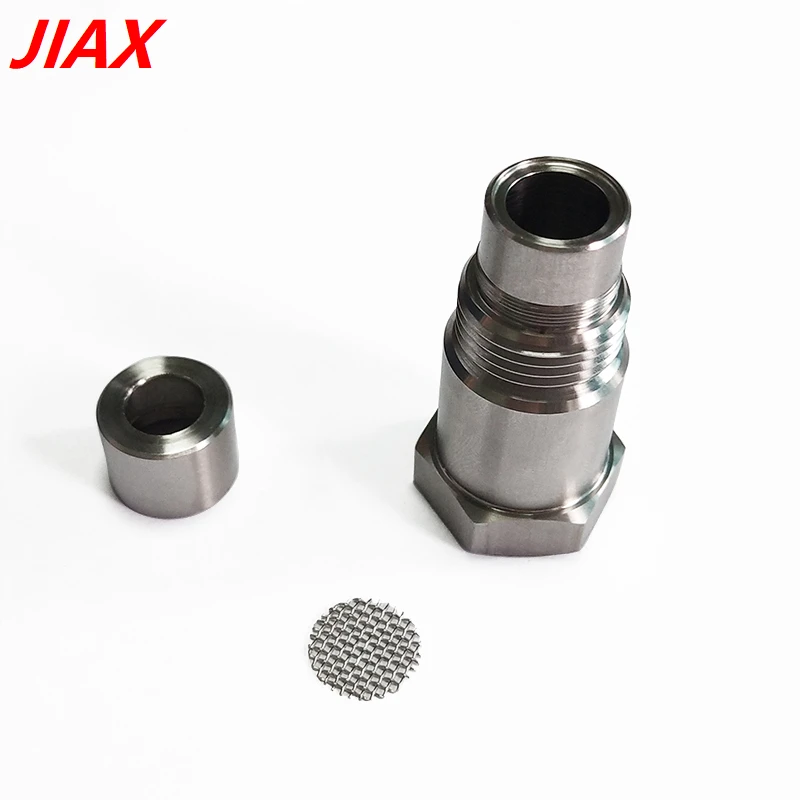 Auto Lambda Plug Fix Check Engine Light O2 Oxygen Sensor Spacer Adapter M18*1.5 O2 Sensor Extender Bung with Metal Mesh Filter