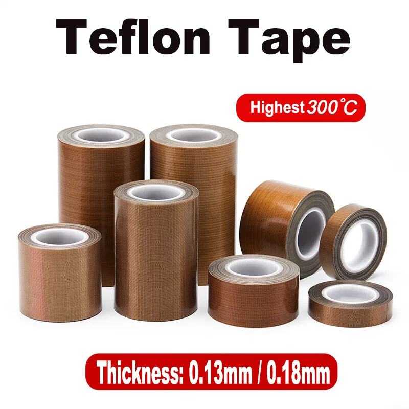 

0.13-0.18mmThickness Tefl PTFE Insulation Friction Resistance 300℃ High Temperature Special for Vacuum Sealer Machine Hand Impu