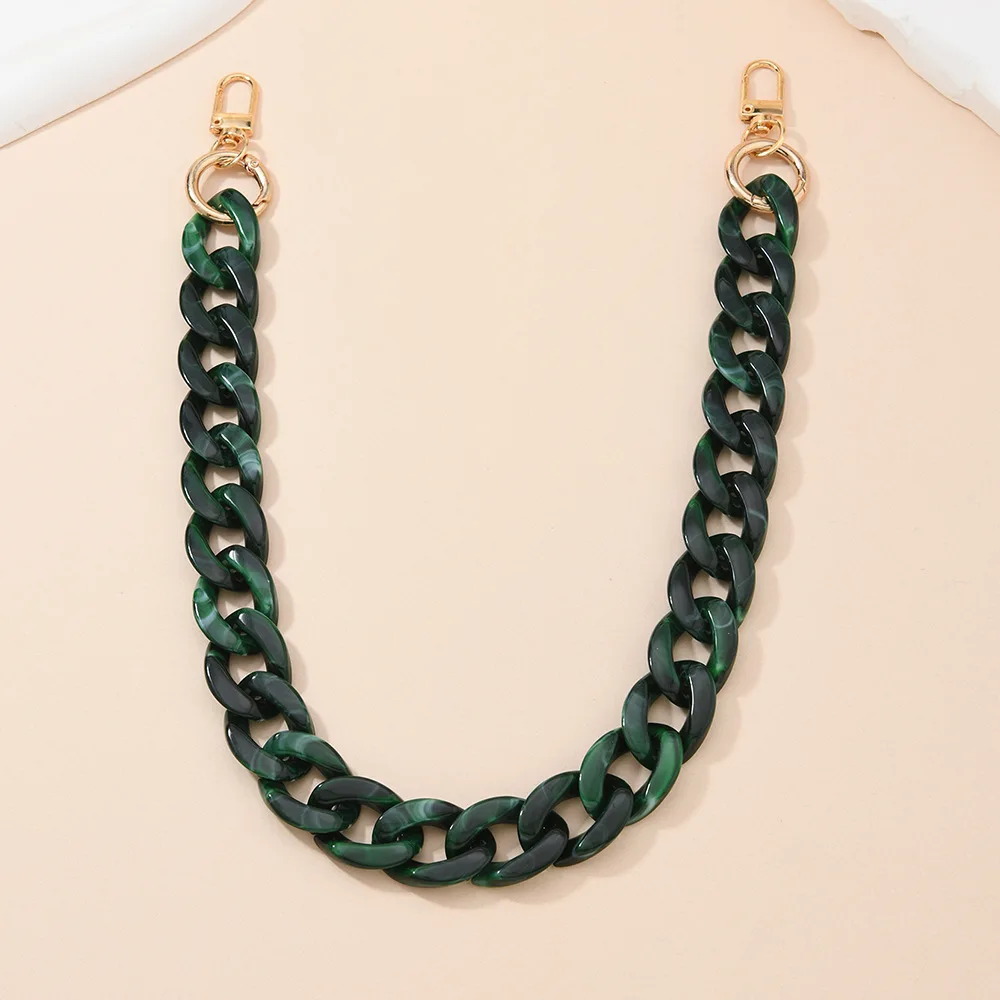 Bag Accessories Lightweight Acrylic Bag Chain Removable Bag Strap High-Quality Diy Hardware Parts For Shoulder Bags Crossbody