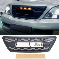 Gx470 Front Grill With Lights Front Bumper Grille Modification Auto Parts Decoration Fits For 2004-2009 Lexus GX460 grill
