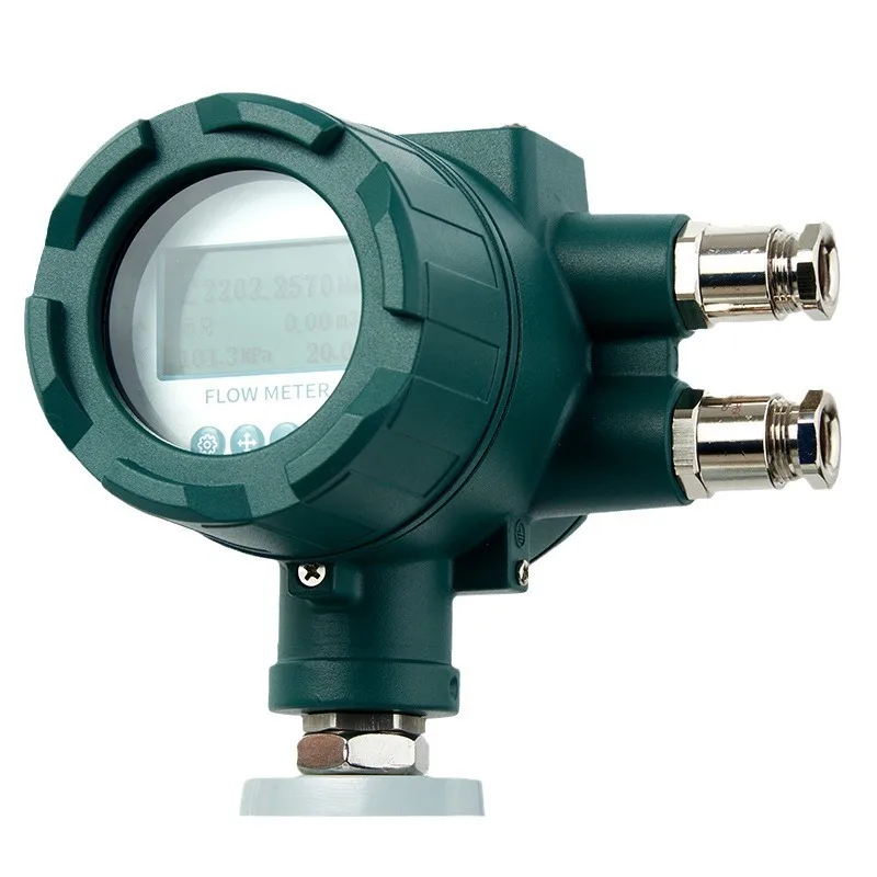 Natural gas flowmeter Intelligent precession vortex flowmeter digital display high precision compressed air O2 gas flowmeter